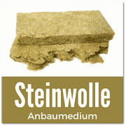 Steinwolle für Cannabis